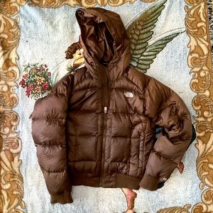 BROWN NORTH FACE JACKET